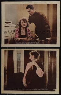 4t0932 MISLEADING WIDOW 2 LCs 1919 images of Billie Burke w/ James Crane in uniform, ultra rare!