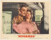 4t0714 MOGAMBO LC #4 1953 stranded showgirl Ava Gardner in the arms of African hunter Clark Gable!