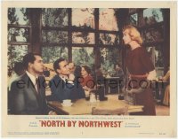 4t0721 NORTH BY NORTHWEST LC #7 1959 Mt. Rushmore tourists Cary Grant, James Mason & Eva Marie Saint