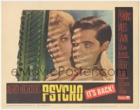 4t0732 PSYCHO LC #1 R1965 half-dressed Janet Leigh, Anthony Perkins, Alfred Hitchcock classic!