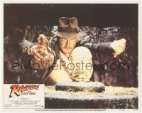 4t0735 RAIDERS OF THE LOST ARK LC #1 1981 best scene of Harrison Ford about to steal idol!