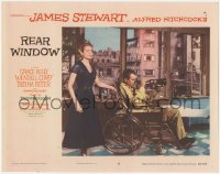 4t0738 REAR WINDOW LC #6 1954 Alfred Hitchcock, great image of Grace Kelly & James Stewart w/lens!