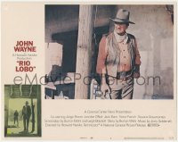 4t0743 RIO LOBO LC #7 1971 Howard Hawks, full-length close up of toughest John Wayne holding rifle!