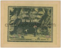 4t0568 RIP VAN WINKLE TC 1921 Thomas Jefferson wakes up after ultra long sleep & returns home, rare!