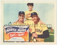 4t0750 SAFE AT HOME LC 1962 c/u of Bryan Russell lifted by NY Yankees Mickey Mantle & Roger Maris!