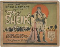 4t0571 SHEIK TC 1921 Rudolph Valentino in his greatest role, Paramount silent classic, ultra rare!