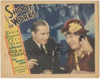 4t0758 SHOOT THE WORKS LC 1934 close up of Ben Bernie smiling at Alison Skipworth with telephone!