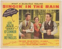 4t0762 SINGIN' IN THE RAIN LC #2 1952 Gene Kelly, Donald O'Connor & Debbie Reynolds, Good Morning!