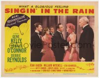 4t0761 SINGIN' IN THE RAIN LC #3 1952 top cast members in confrontation climax at movie's end!