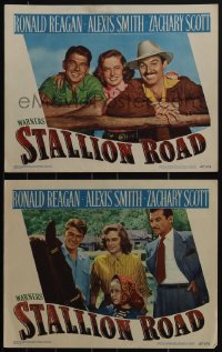 4t0943 STALLION ROAD 2 LCs 1947 pretty Alexis Smith with Ronald Reagan & Zachary Scott!