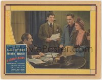 4t0769 STAR IS BORN LC 1937 Janet Gaynor, Fredric March, Adolphe Menjou & Lionel Stander in office!