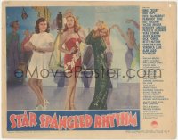 4t0772 STAR SPANGLED RHYTHM LC 1943 sexy Paulette Goddard, Dorothy Lamour & Veronica Lake posing!