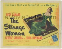 4t0574 STRANGE WOMAN TC 1946 Hedy Lamarr & George Sanders in the whispered about book!