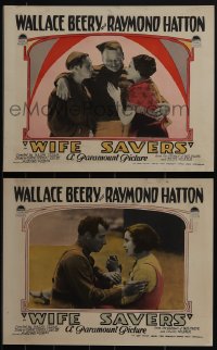 4t0948 WIFE SAVERS 2 LCs 1928 Wallace Beery with yodeling meter, Raymond Hatton, ultra rare!