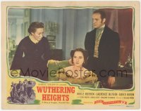 4t0808 WUTHERING HEIGHTS LC R1944 pretty Merle Oberon between David Niven & Flora Robson!