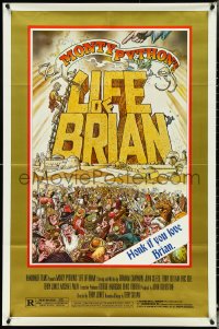 4t1148 LIFE OF BRIAN style B 1sh 1979 Monty Python, Stout art, Graham Chapman, honk if you love him!