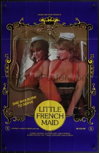 4t1152 LITTLE FRENCH MAID 24x38 1sh 1981 sexy image of maid standing at mirror, very rare!