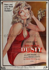 4t1153 LITTLE ORPHAN DUSTY 1sh 1978 sexy and outrageous Farrah Fawcett look-alike artwork!