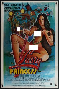 4t1167 LUSTY PRINCESS 25x38 1sh 1978 John Holmes gets deep into adult film making, very rare!