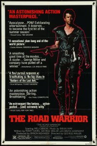 4t1168 MAD MAX 2: THE ROAD WARRIOR style B 1sh 1982 George Miller, Mel Gibson returns as Mad Max!