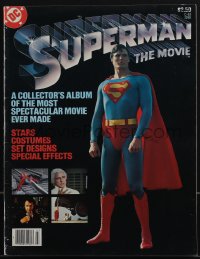 4t0328 SUPERMAN magazine 1979 collector's album of the movie, superhero Christopher Reeve!