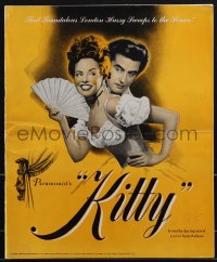 4t0105 KITTY pressbook 1946 sexy Paulette Goddard & Ray Milland in historical England, rare!