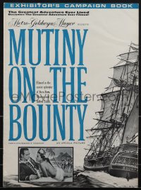 4t0110 MUTINY ON THE BOUNTY pressbook 1962 Marlon Brando & sexy Tarita, directed by Lewis Milestone!