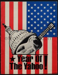 4t0360 YEAR OF THE YAHOO pressbook 1972 Herschell Gordon Lewis, politics make strange bedfellows!