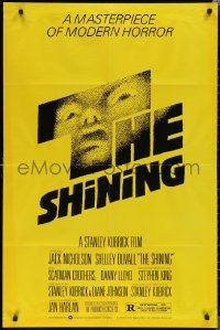 4t1285 SHINING studio style 1sh 1980 Stephen King & Stanley Kubrick, iconic art by Saul Bass!