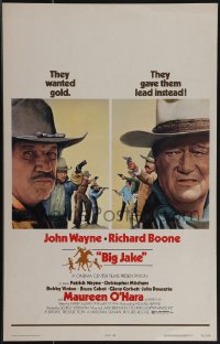 4t0056 BIG JAKE WC 1971 Richard Boone wanted gold but John Wayne gave him lead instead!