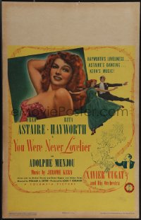 4t0087 YOU WERE NEVER LOVELIER WC 1942 fantastic close up of sexiest Rita Hayworth, Astaire, rare!