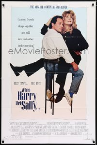 4t1362 WHEN HARRY MET SALLY int'l 1sh 1989 Rob Reiner classic, Billy Crystal, Meg Ryan!