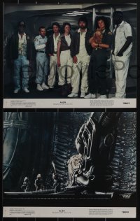 4t0379 ALIEN 8 color 11x14 stills 1979 Ridley Scott, Sigourney Weaver, Tom Skerritt, Stanton, Kotto!