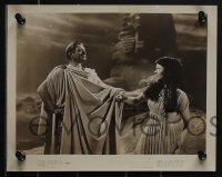 4t1772 CAESAR & CLEOPATRA 3 8x10 stills 1946 images of Claude Rains & sexy Vivien Leigh, Sphinx!