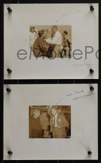 4t1773 CAPTAINS COURAGEOUS 3 candid 8x10 stills 1937 Victor Fleming directing Tracy & Barrymore!