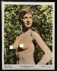 4t1701 FOR MEMBERS ONLY 14 color 8x10 stills 1959 The Nudist Story, wild images, very rare!