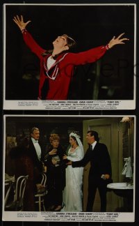 4t1749 FUNNY GIRL 4 color 8x10 stills 1969 Barbra Streisand & Omar Sharif, William Wyler!