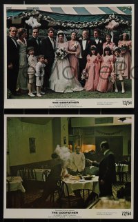 4t1732 GODFATHER 5 color 8x10 stills 1972 Marlon Brando, Francis Ford Coppola & Mario Puzo classic!