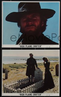 4t1704 HIGH PLAINS DRIFTER 12 int'l 8x10 mini LCs 1973 classic Clint Eastwood, cowboy western!