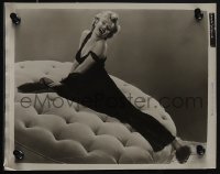 4t1822 MARILYN MONROE 2 8x10 key book stills 1950s full-length and close-up in sexy black outfit!