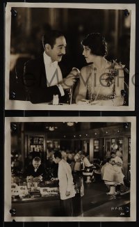 4t1760 SOCIAL CELEBRITY 4 8x10 stills 1926 great images of barber Adolphe Menjou but no Louis Brooks!