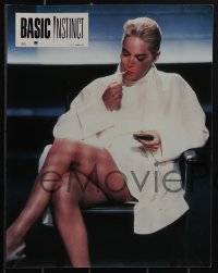 4t0333 BASIC INSTINCT 12 French LCs 1992 Paul Verhoeven, Michael Douglas & sexy Sharon Stone!