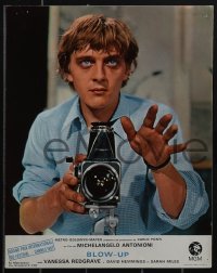 4t0334 BLOW-UP 10 French LCs 1967 Antonioni, David Hemmings, sexy Vanessa Redgrave!