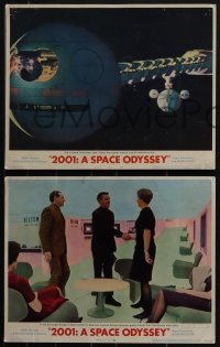 4t0886 2001: A SPACE ODYSSEY 4 LCs 1968 Stanley Kubrick sci-fi classic, Gary Lockwood, Sylvester!