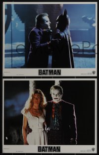 4t0817 BATMAN 8 LCs 1989 Michael Keaton, Kim Basinger, Jack Nicholson, directed by Tim Burton!