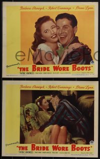 4t0859 BRIDE WORE BOOTS 7 LCs 1946 Robert Cummings, Barbara Stanwyck, directed by Irving Pichel!