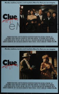 4t0821 CLUE 8 LCs 1985 images of Tim Curry, Christopher Lloyd, Lesley Ann Warren, Eileen Brennan!