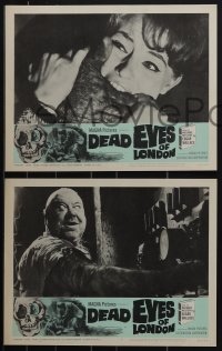 4t0825 DEAD EYES OF LONDON 8 LCs 1965 Alfred Vohrer's Die Toten Augen von London, ultra rare!