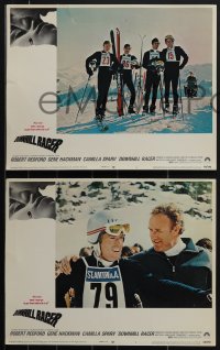 4t0826 DOWNHILL RACER 8 LCs 1969 Robert Redford, Gene Hackman, great Winter Olympics skiing images!