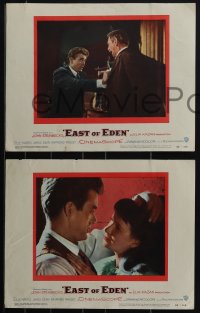 4t0827 EAST OF EDEN 8 LCs 1955 James Dean & Julie Harris, directed by Elia Kazan, great scenes!